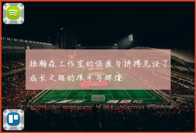 杨瀚森工作室的伤痕与拼搏见证了成长之路的艰辛与辉煌